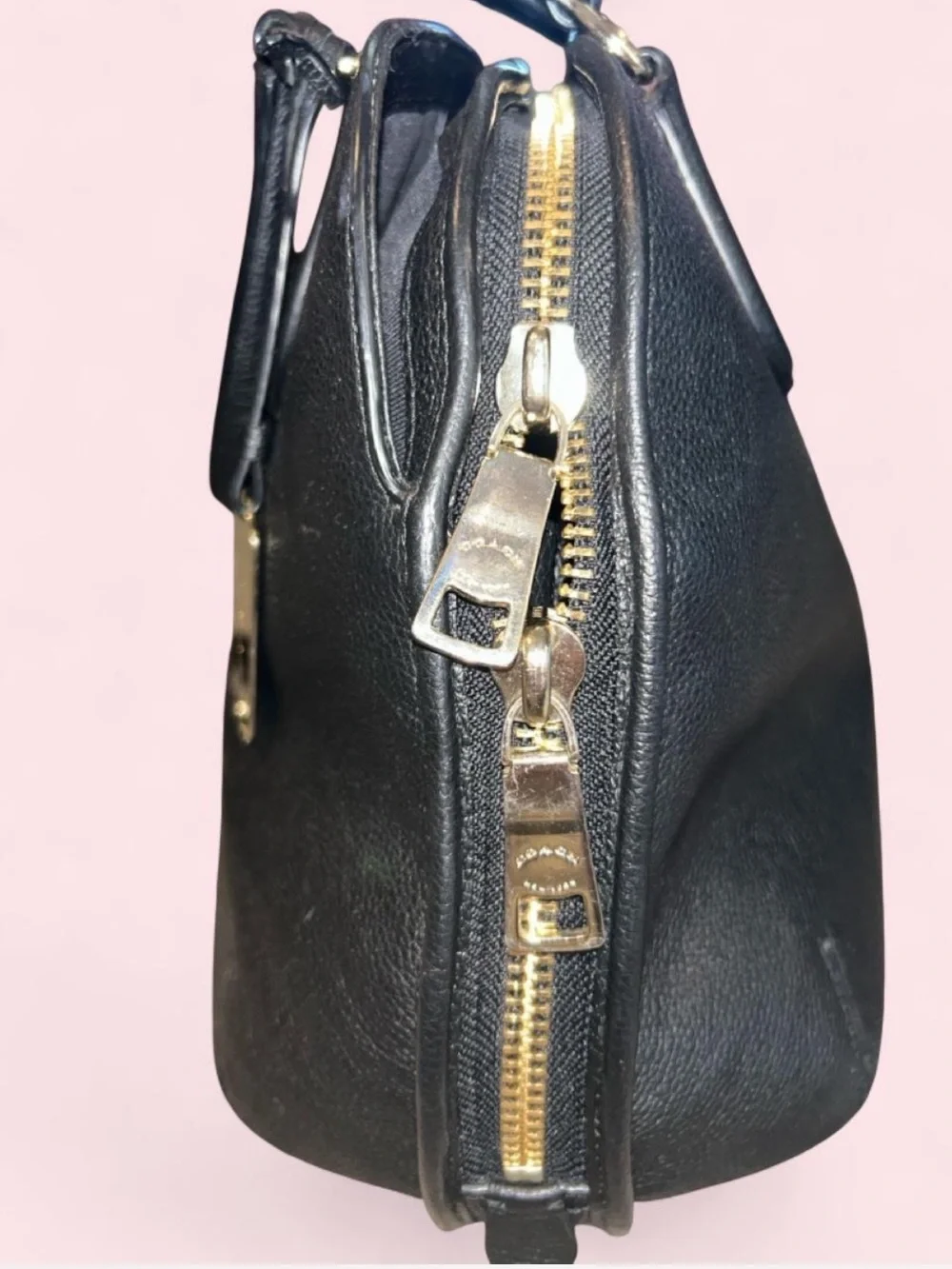 Coach Prince Street Satchel - Black Pebbled Leather 36542